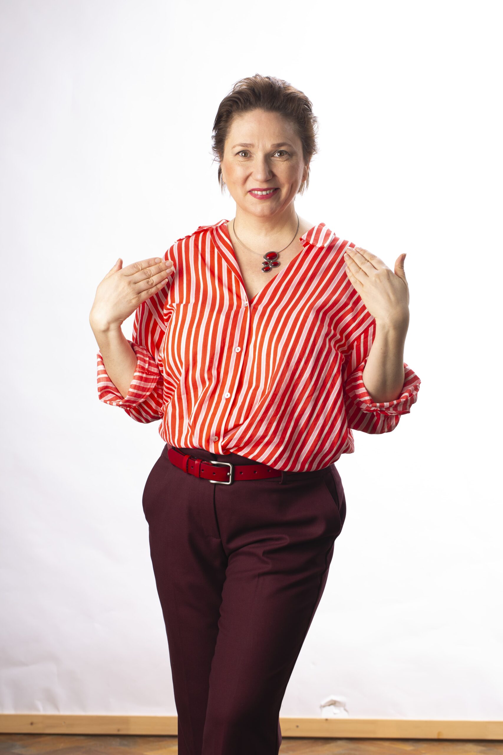 Petra Johansson, herečka a trenérka komunikačních a prezentačních dovedností (Foto: © Tomáš Vachuda, archiv Petry Johansson)